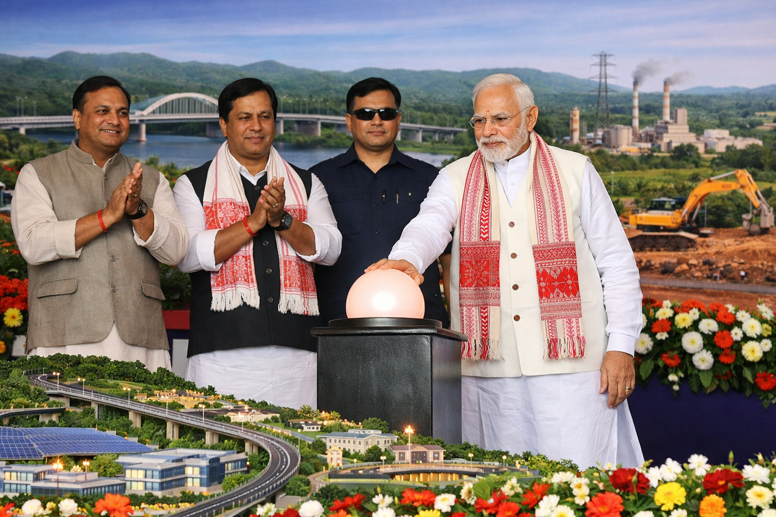 PM Modi Launches ₹23,552 Crore Development Projects in Barak Valley